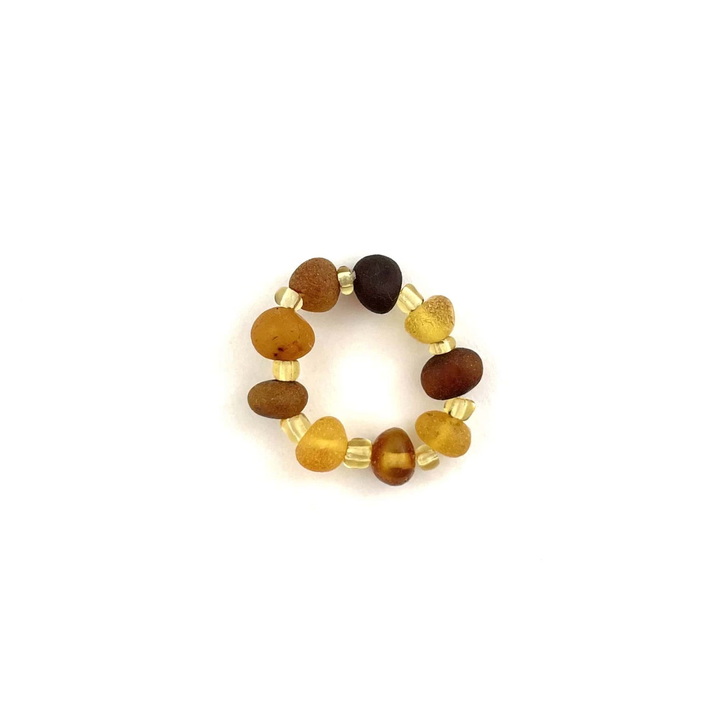 Raw Baroque Beads Multicolor Ring