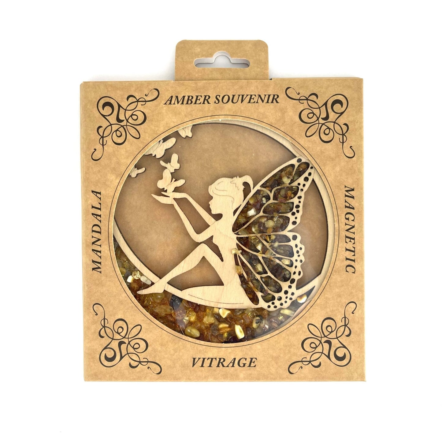 Magnetic Amber Vitrage Souvenir | Fairy