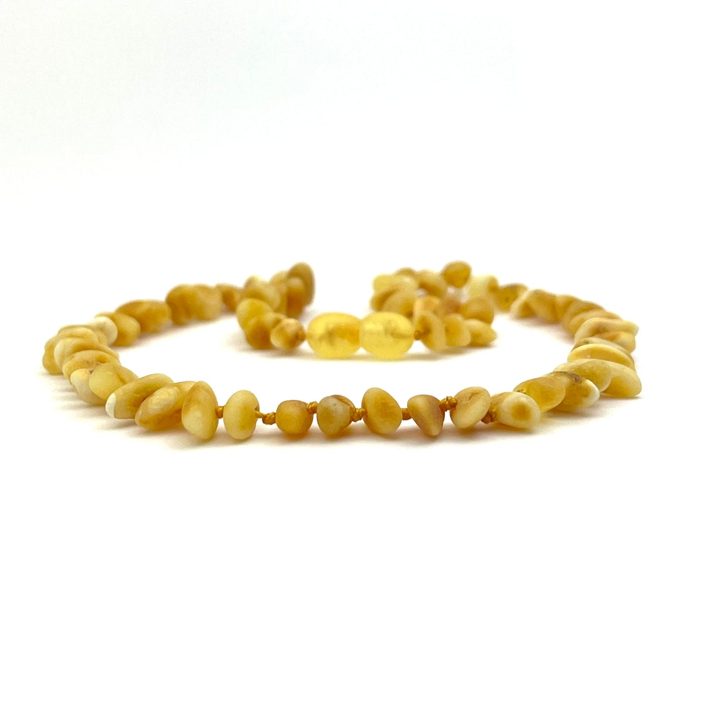 Raw Kids Chips Beads Butter Color Necklace