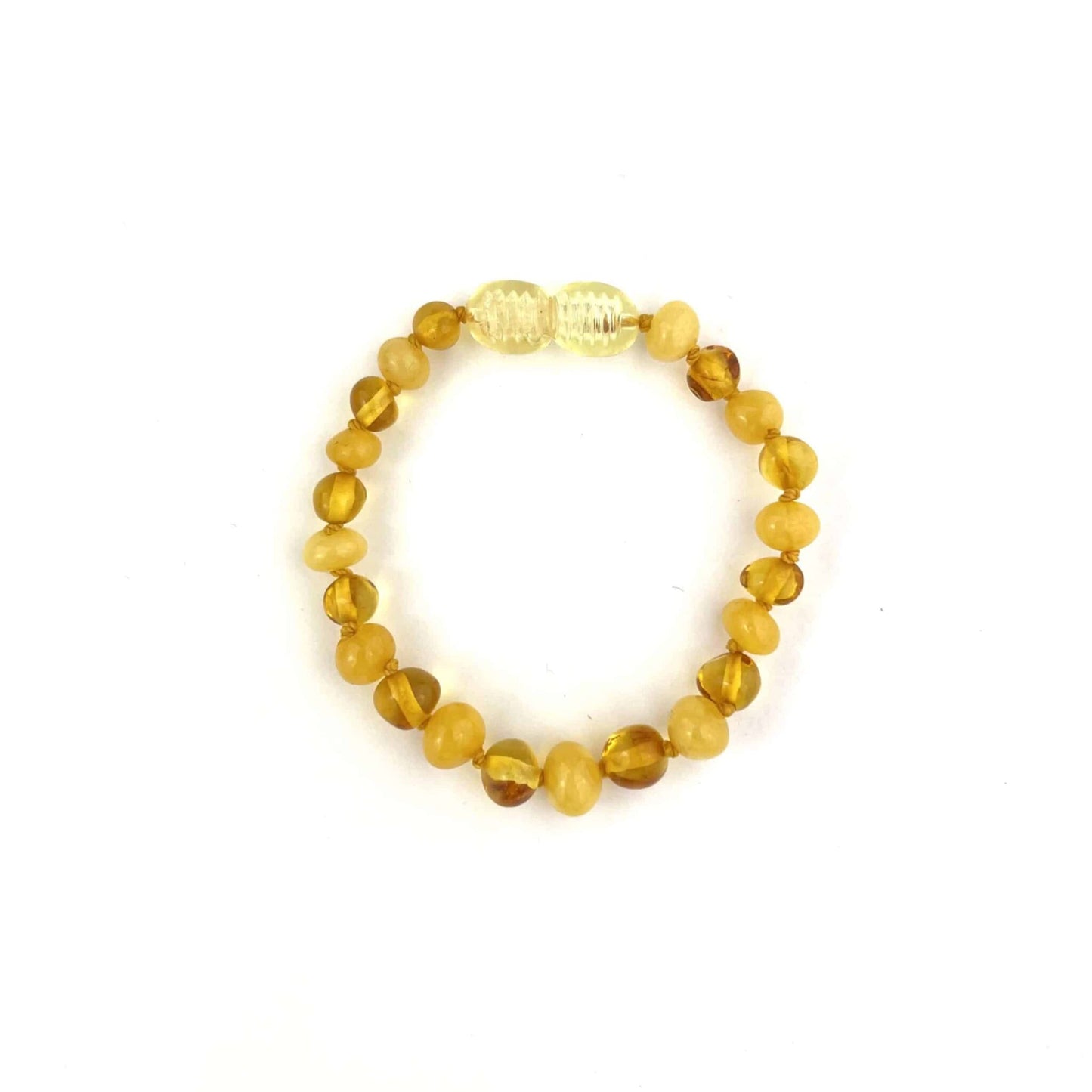 Polished Kids Baroque Beads Honey and Butter Color Bracelet