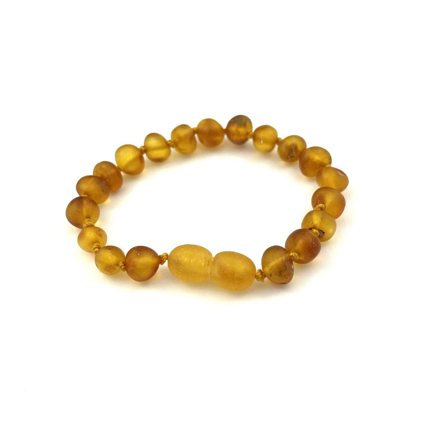Raw Kids Baroque Beads Honey Color Bracelet