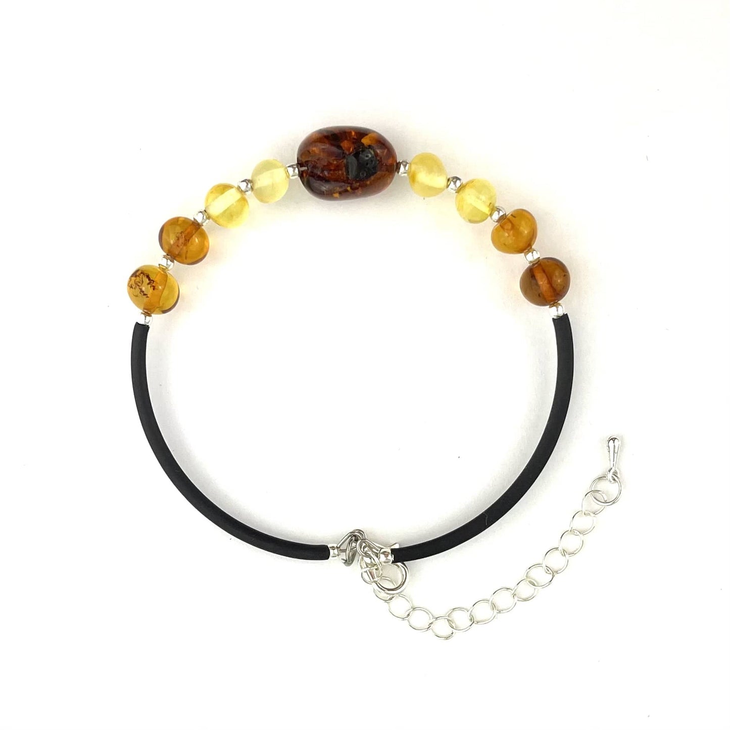 Polished Baroque Beads Light Multicolor Bracelet