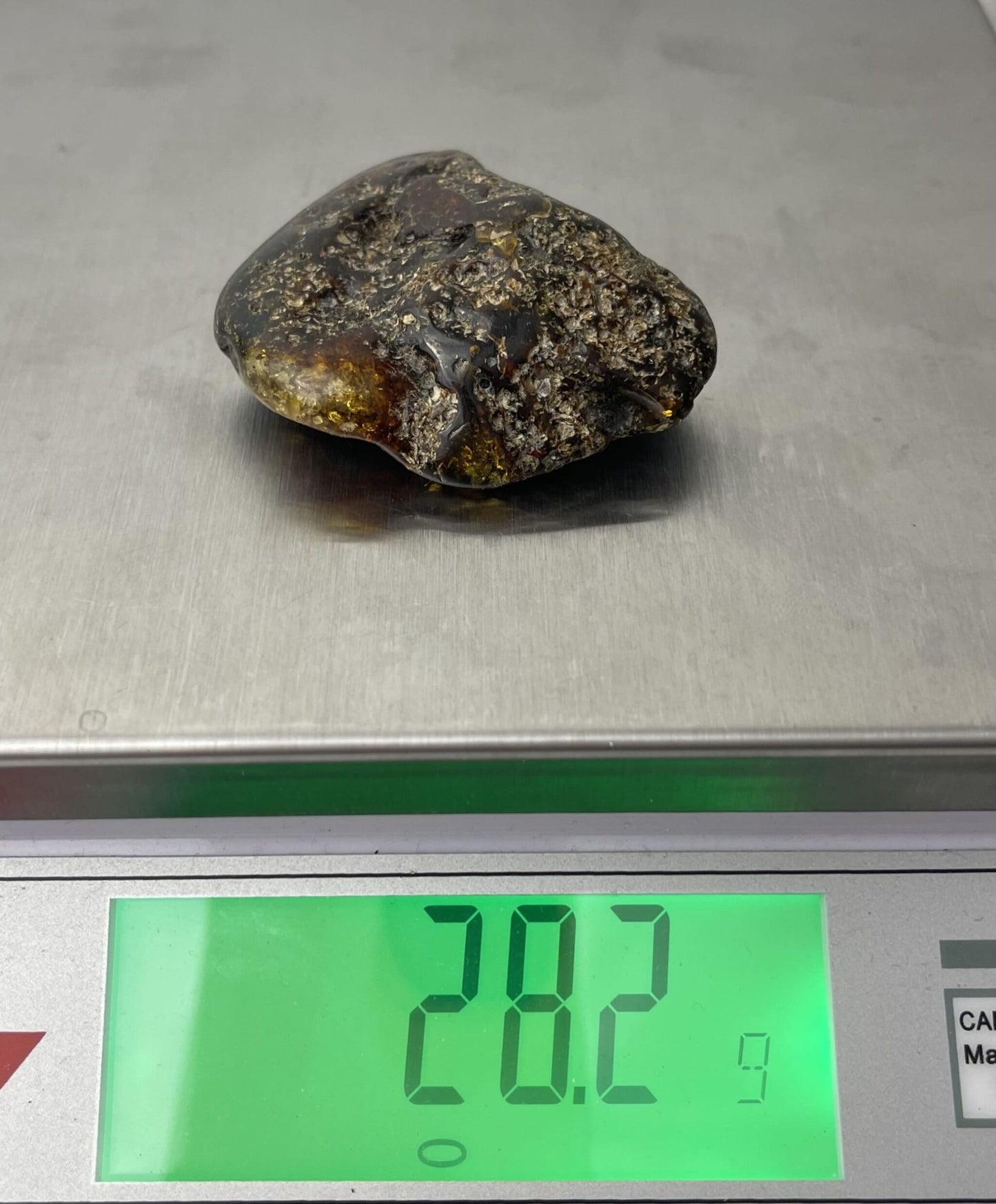 Polished Amber Stone, 28.2g