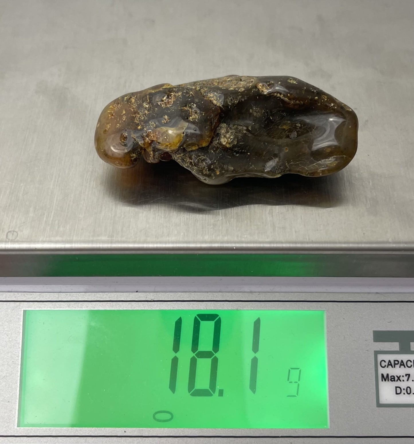 Polished Amber Stone, 18.1g
