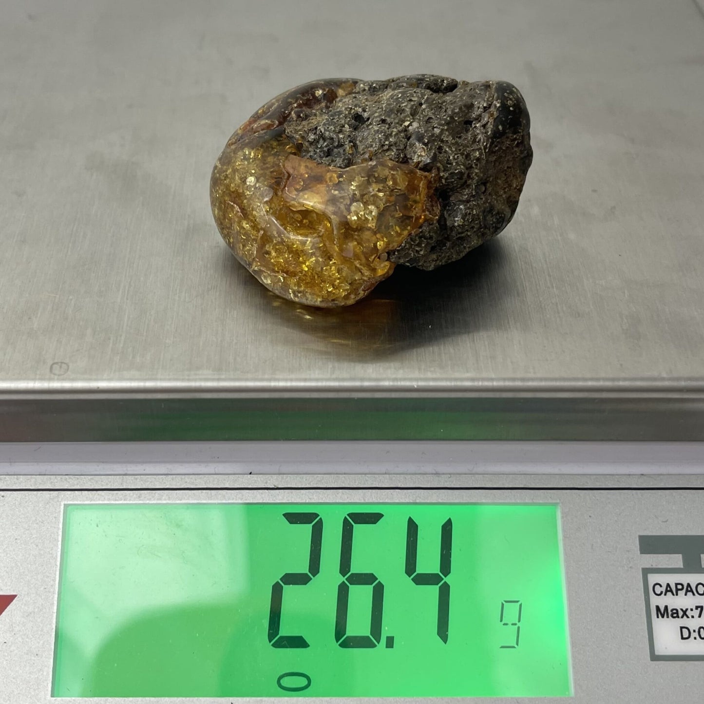 Polished Amber Stone, 26.4g
