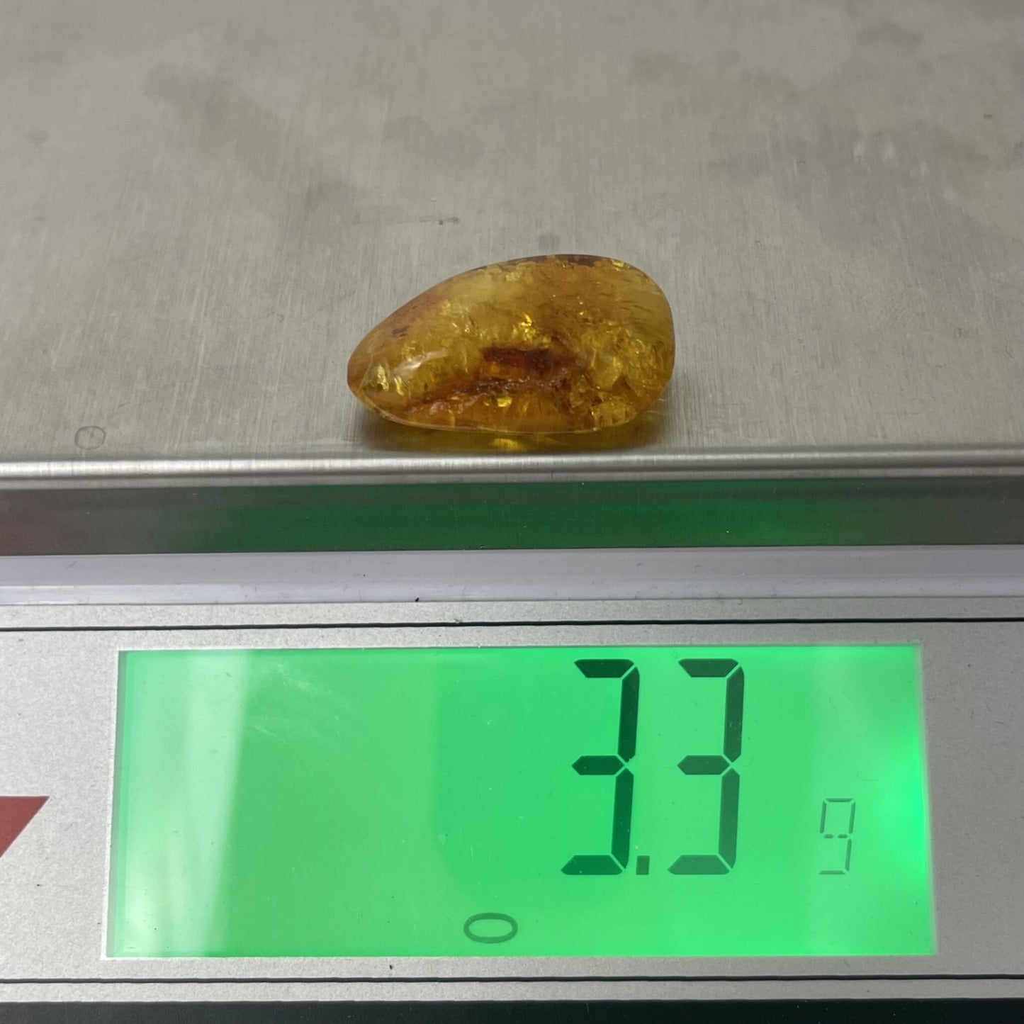 Polished Amber Stone, 3.3g