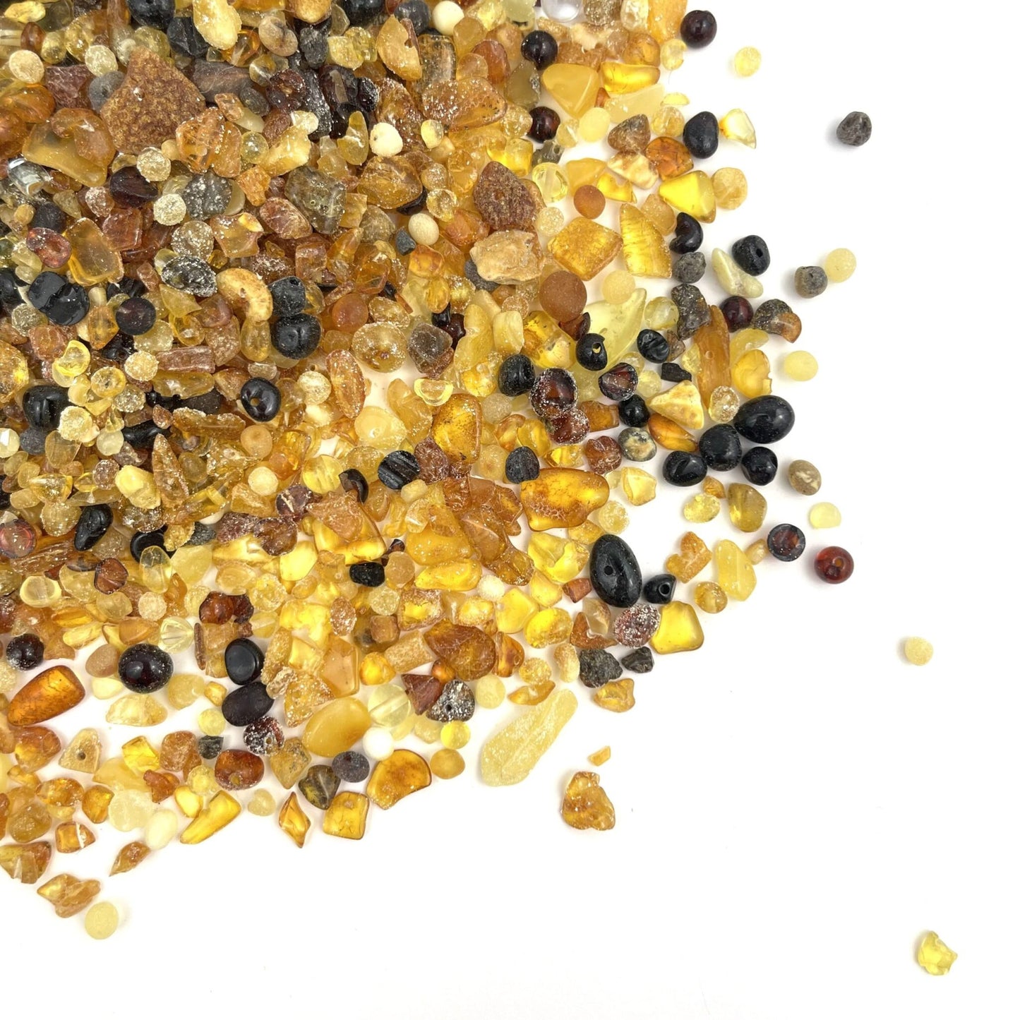 Loose Amber 20-50mm Beads, Not Drilled, 100g