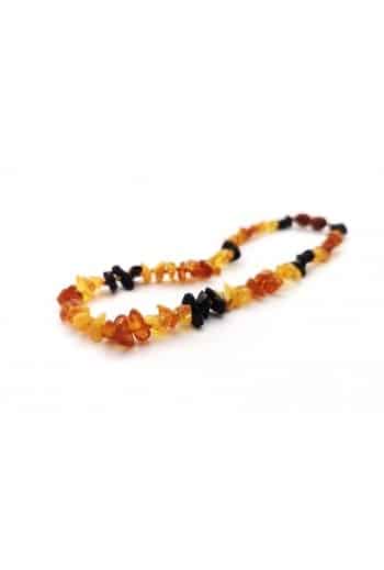 Polished baby chips beads mix3 color necklace