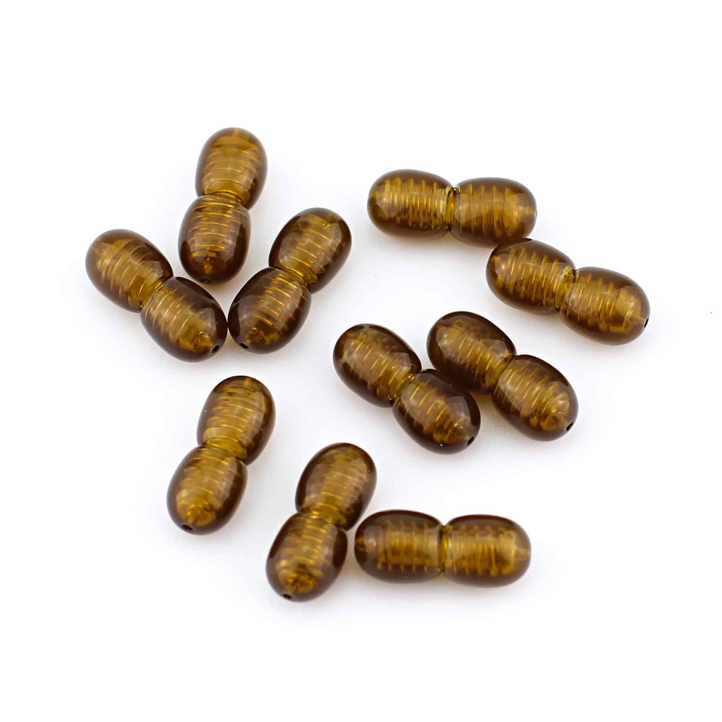 Polished Plastic Clasps Green Color 100 pcs
