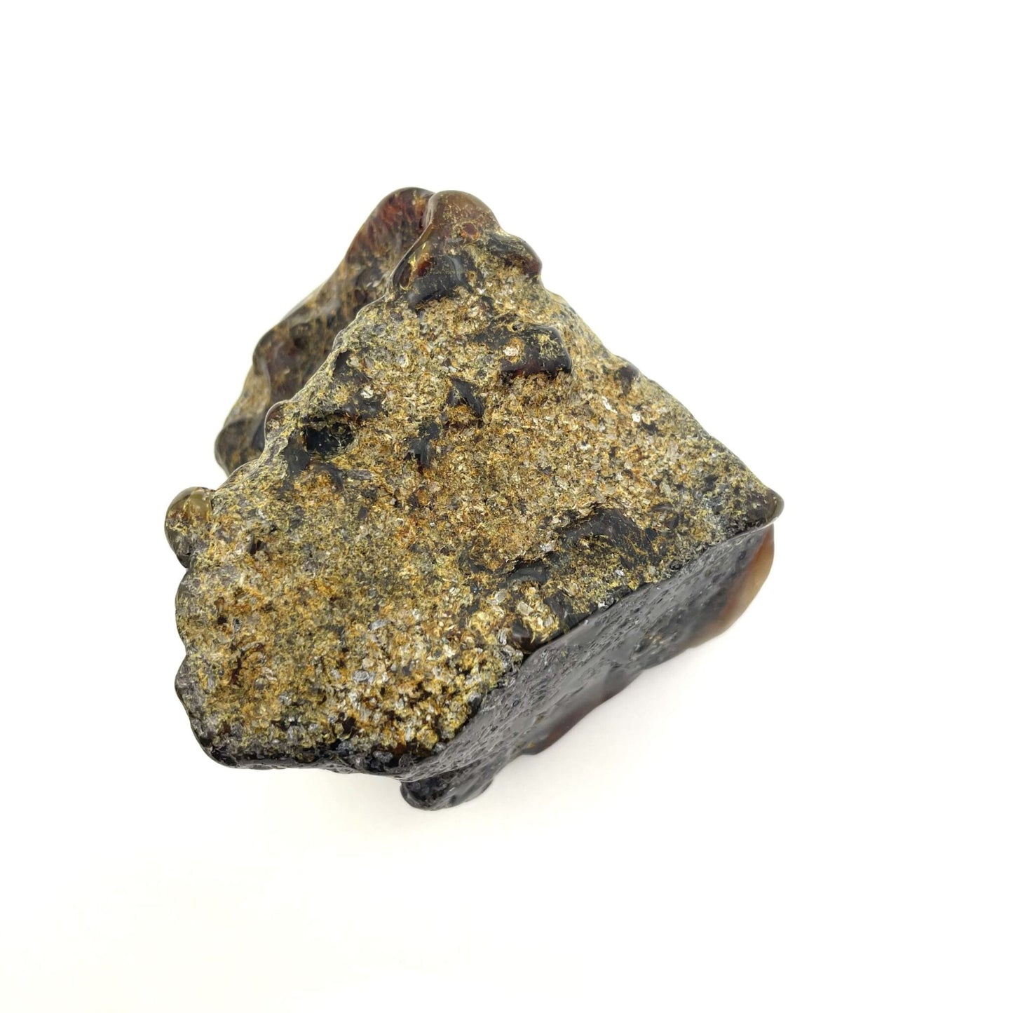 Polished Green Amber Stone, 202g