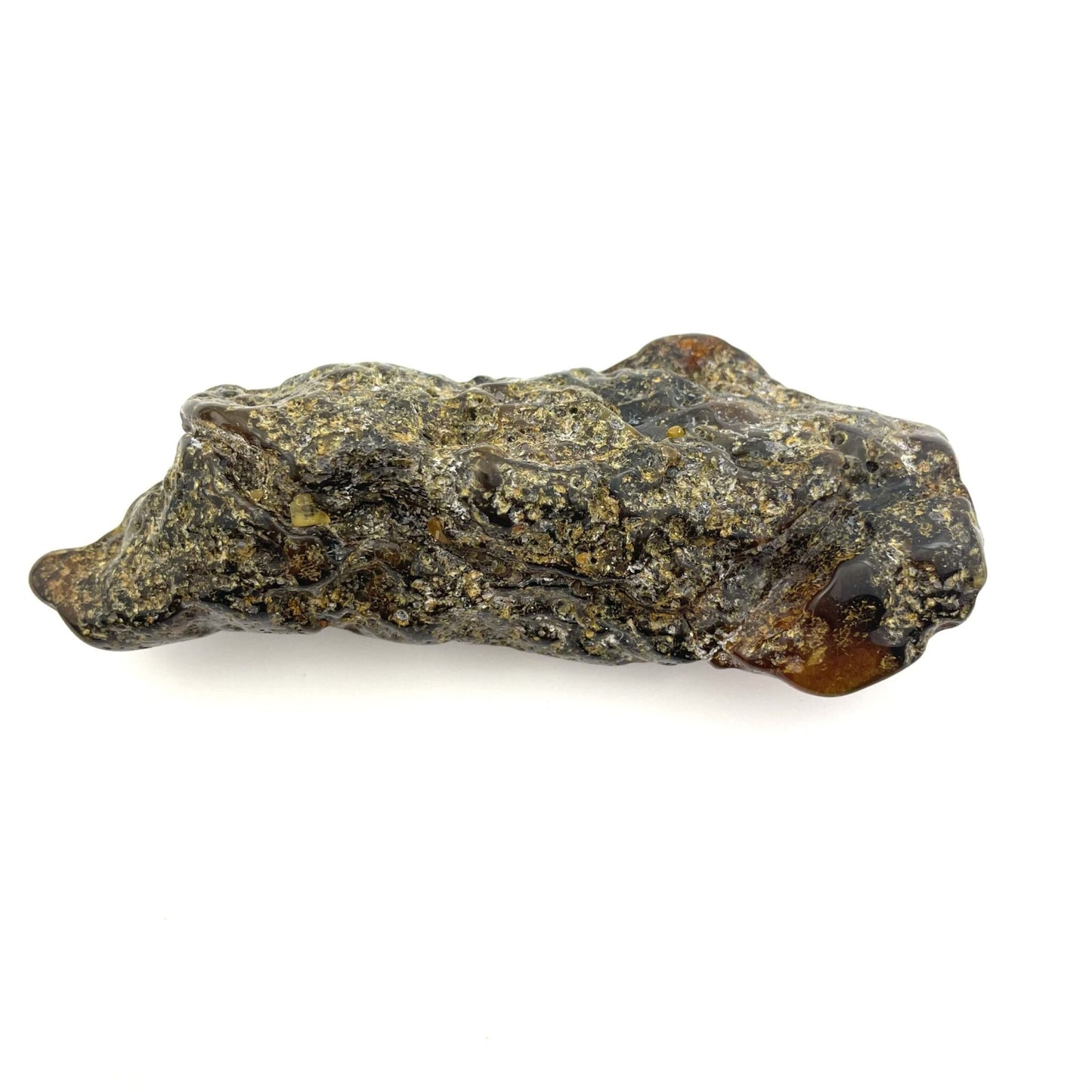 Polished Green Amber Stone, 98g