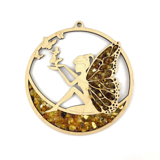 Magnetic Amber Vitrage Souvenir | Fairy