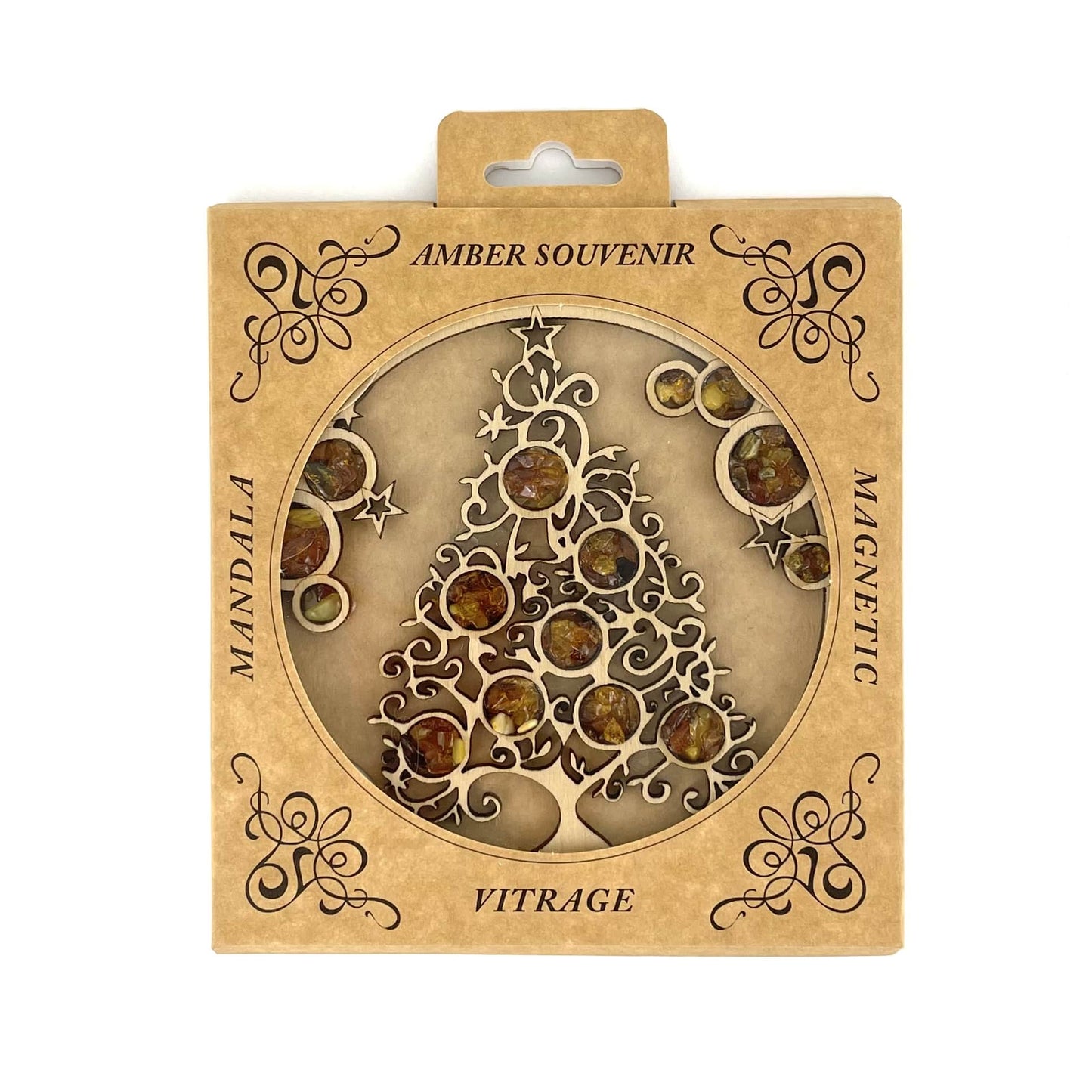 Magnetic Amber Vitrage Souvenir | Tree
