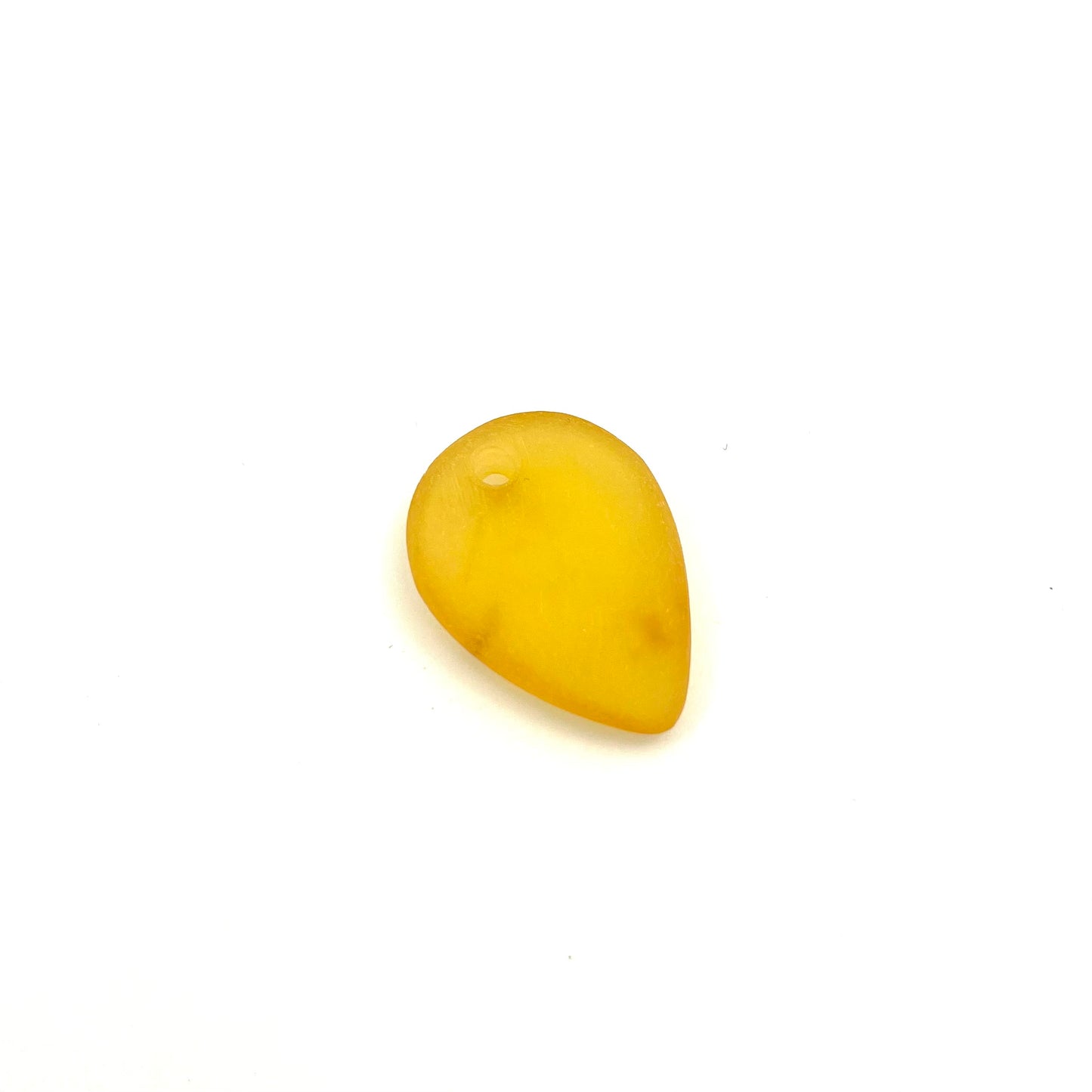 Raw Drop Shaped Honey Color Pendant