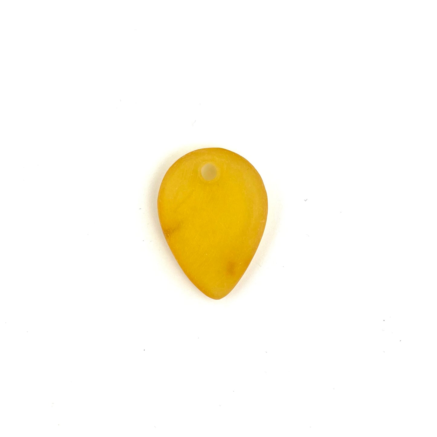 Raw Drop Shaped Honey Color Pendant