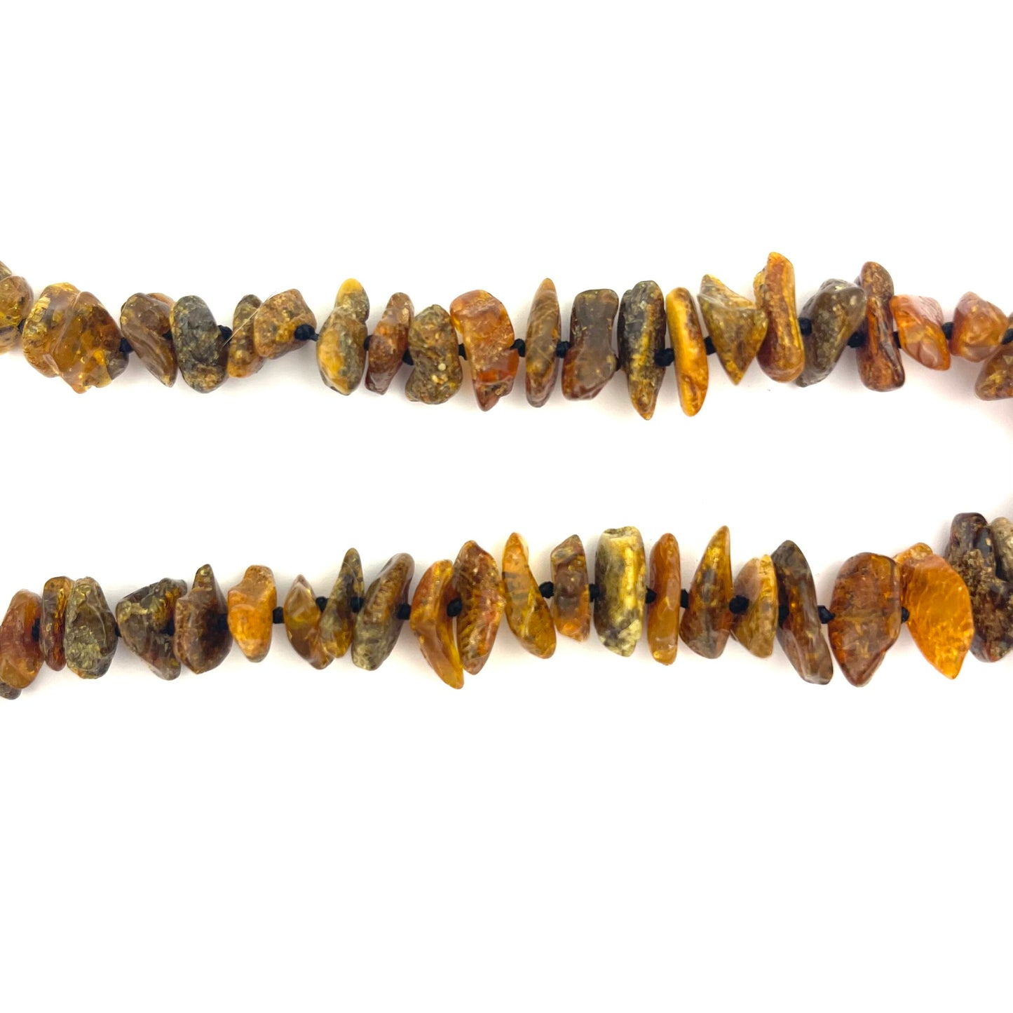 Polished Kids Chips Beads Green Color Necklace