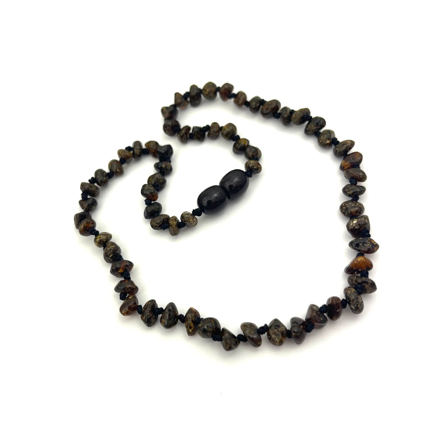 Polished Kids Chips Beads Green Color Necklace