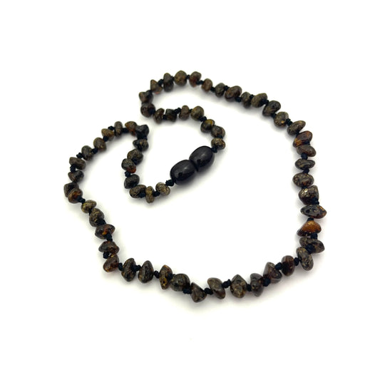 Polished Kids Chips Beads Green Color Necklace