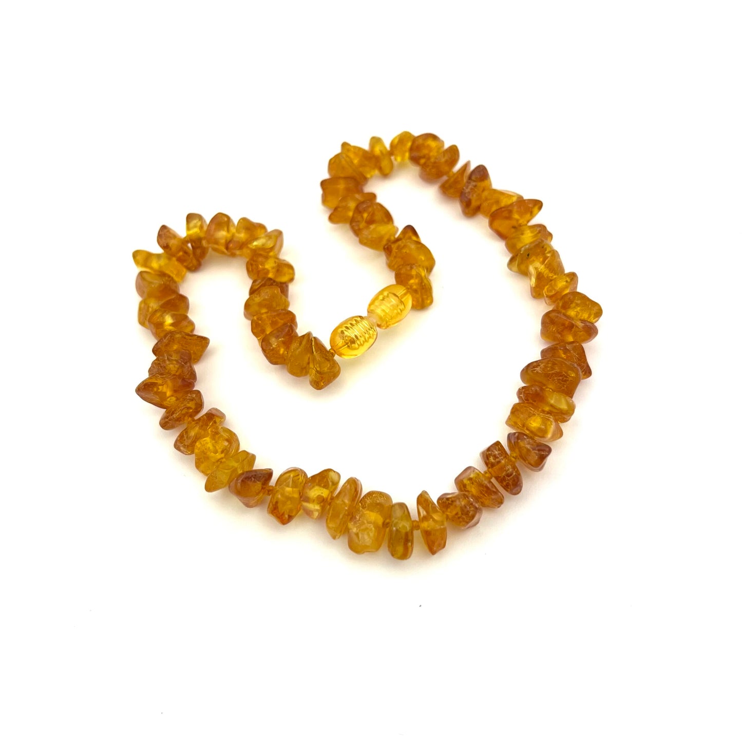 Polished Kids Chips Beads Honey Color Necklace