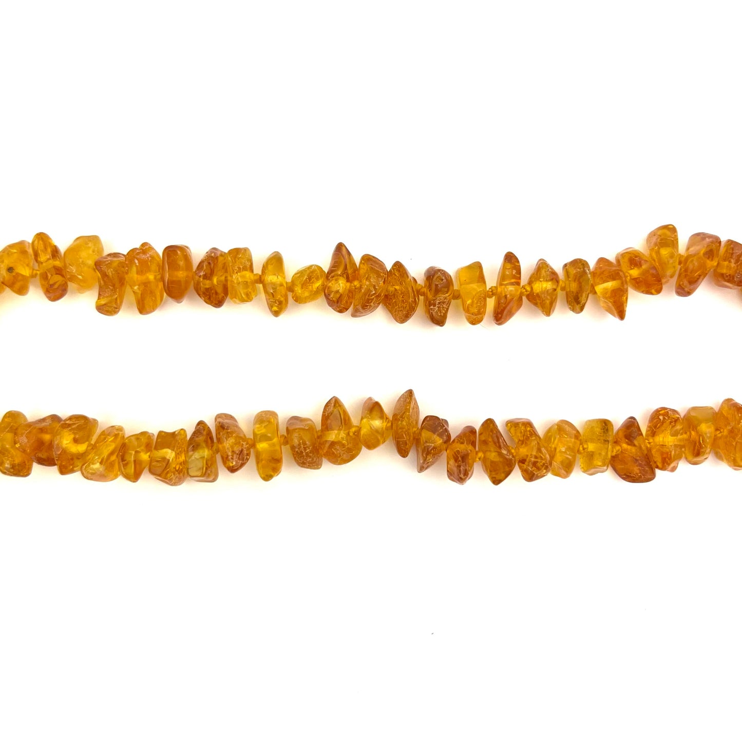 Polished Kids Chips Beads Honey Color Necklace