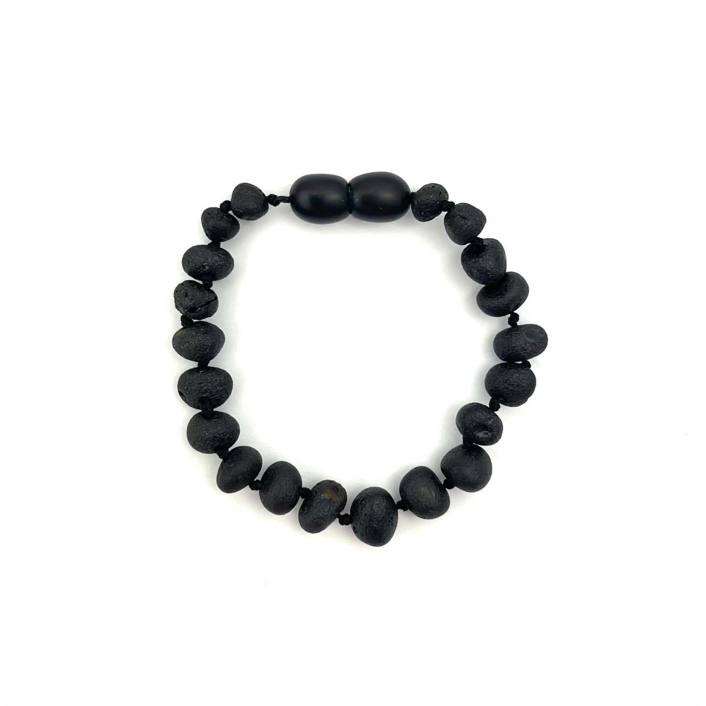 Raw Kids Baroque Beads Cherry Color Amber Bracelet