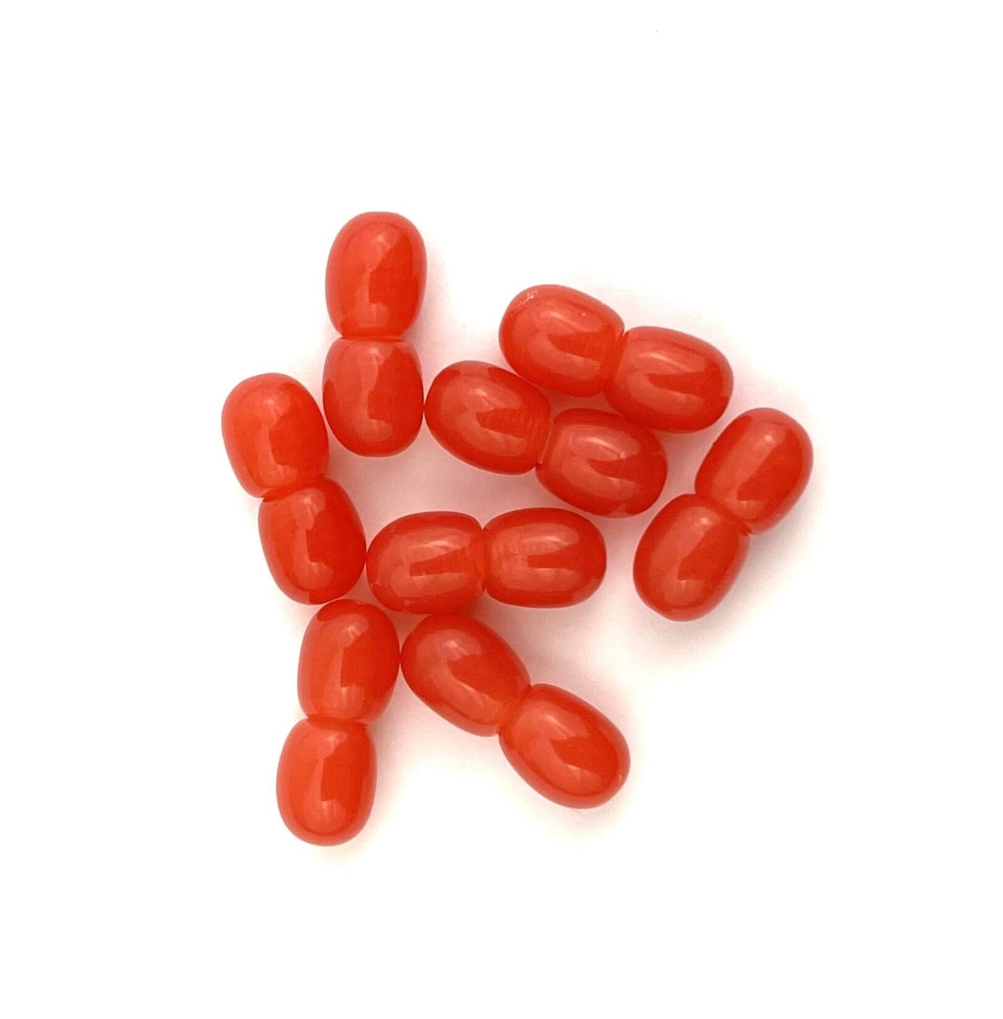 Raw Plastic Clasps Red Color 100 pcs