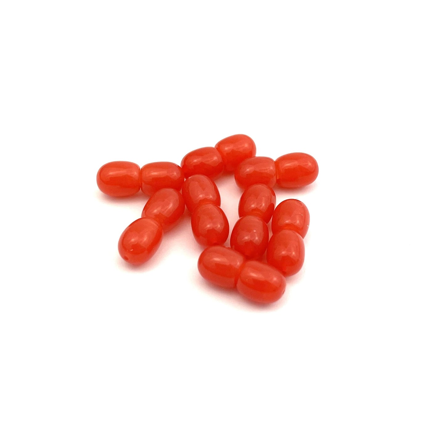 Raw Plastic Clasps Red Color 100 pcs