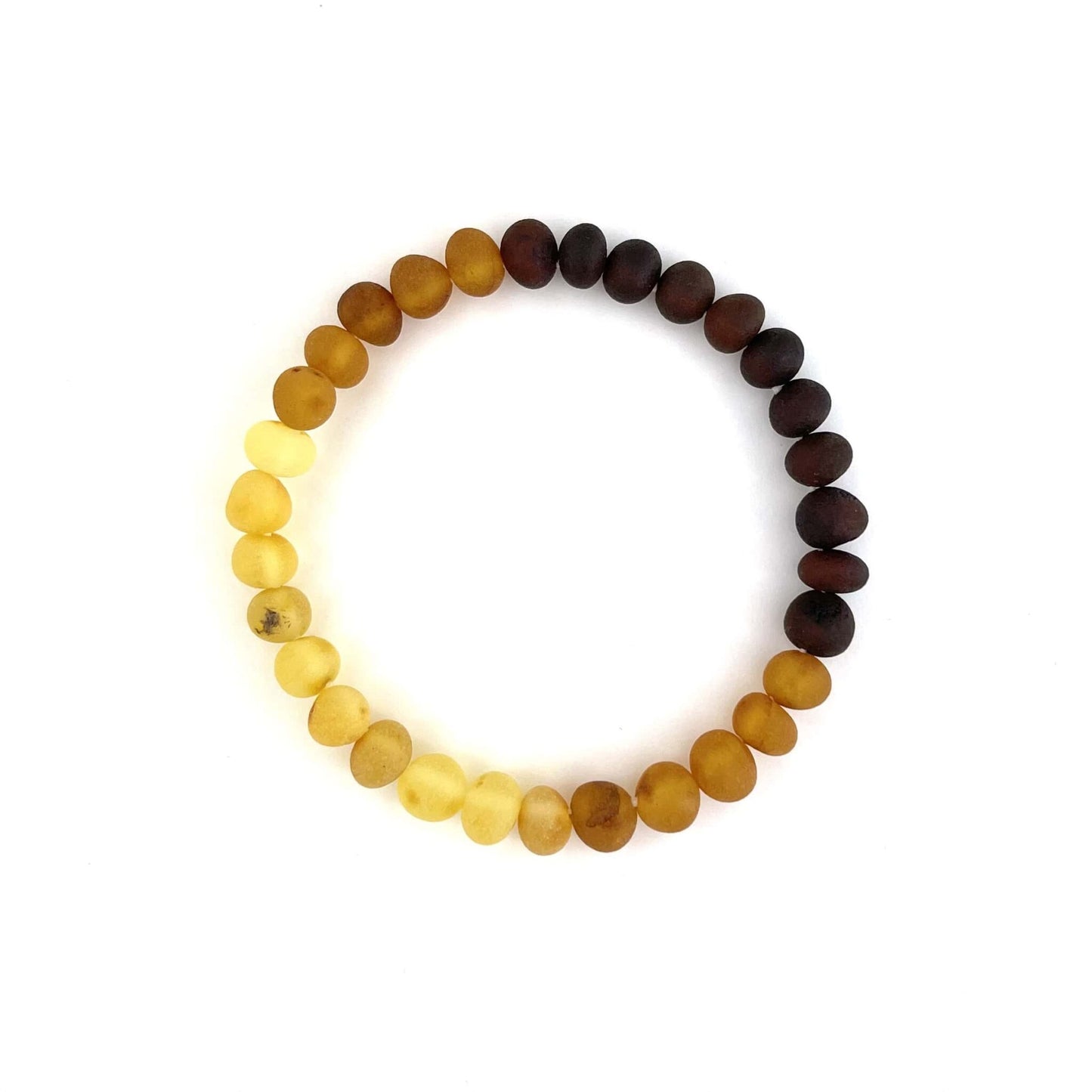 Raw Baroque Beads Rainbow Color Bracelet