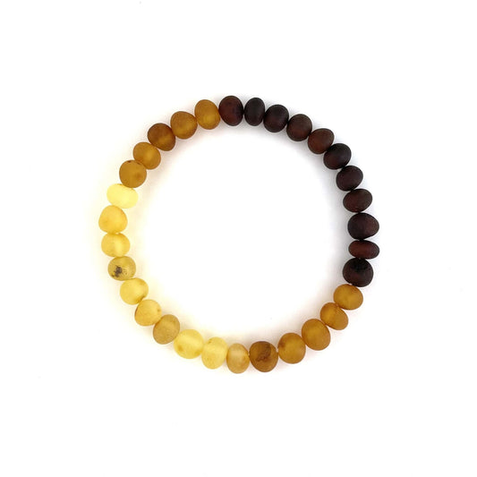 Raw Baroque Beads Rainbow Color Bracelet