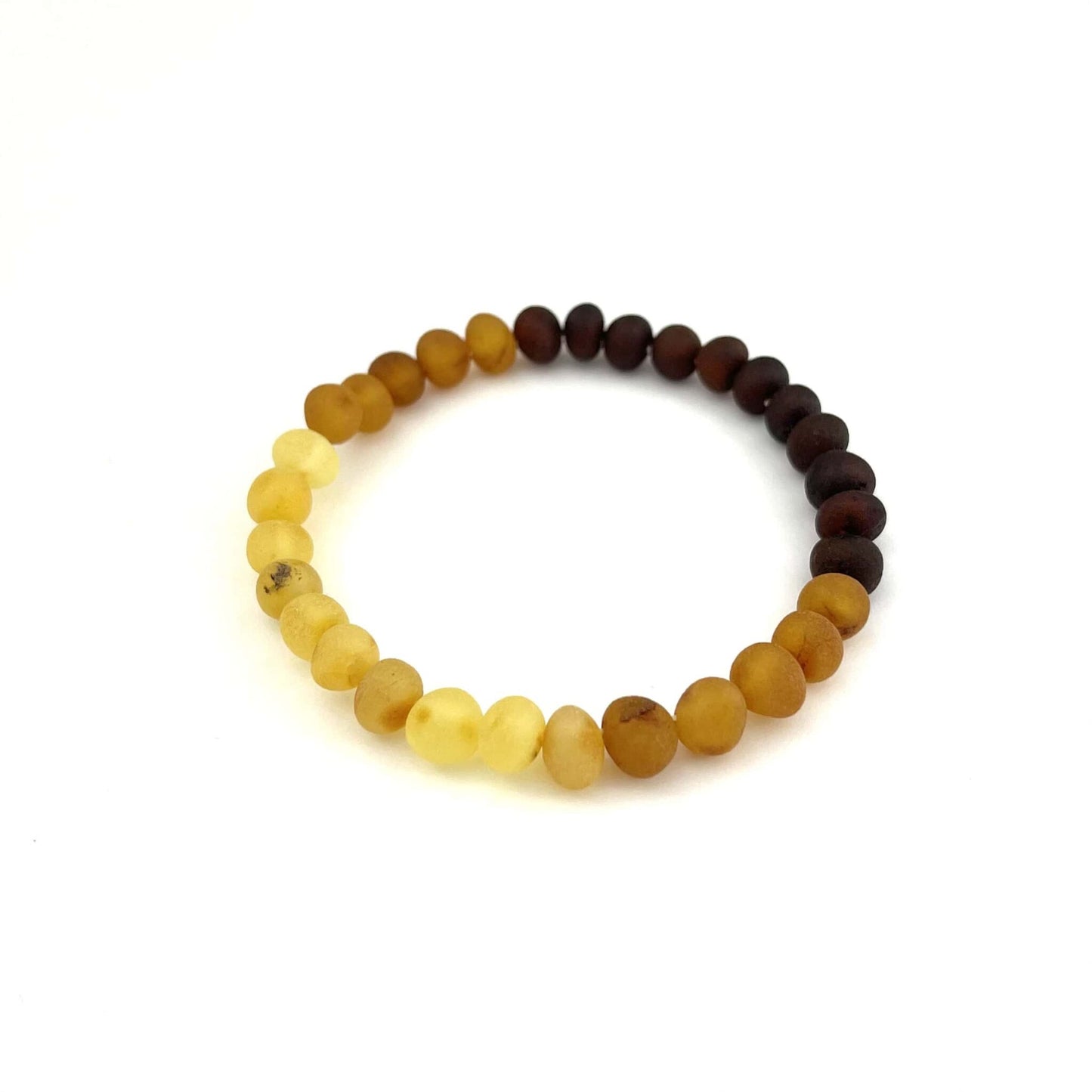 Raw Baroque Beads Rainbow Color Bracelet