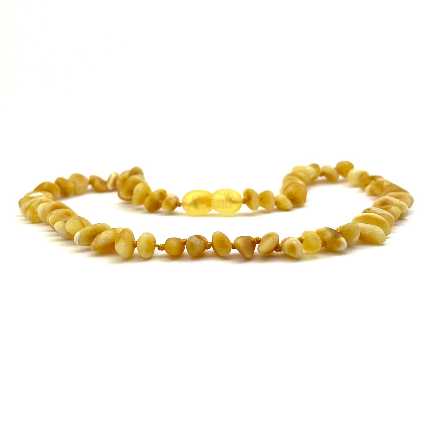 Raw Kids Chips Beads Butter Color Necklace