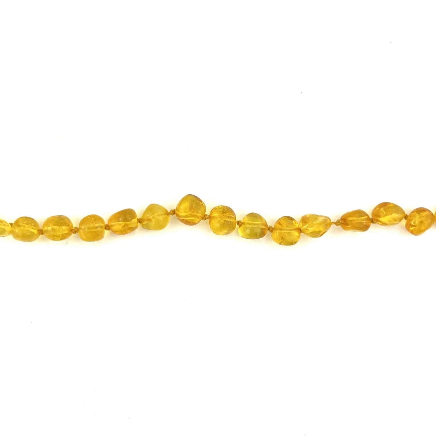 Polished Kids Oval Beads Lemon Color Necklace