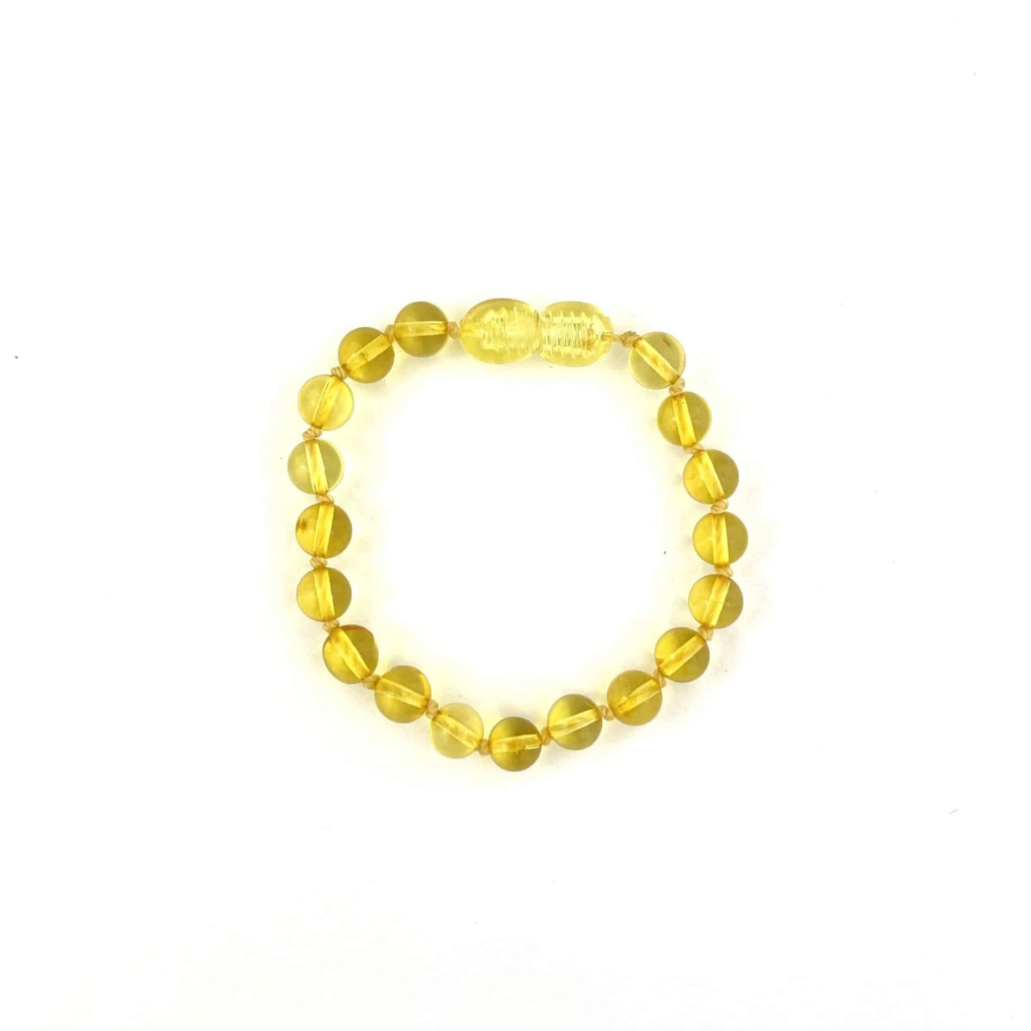 Polished Kids Perfect Round Beads Lemon Color Bracelet