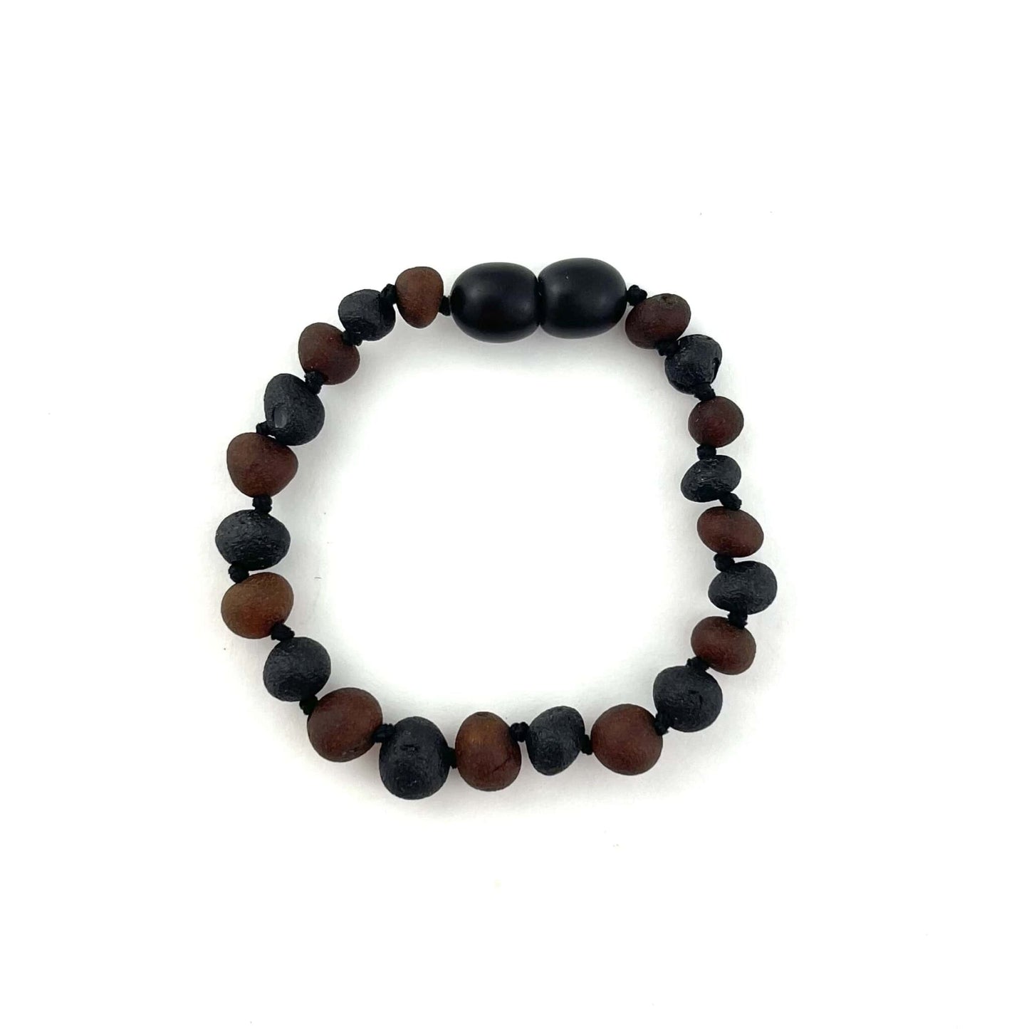 Raw Kids Baroque Beads Cherry and Brown Color Bracelet