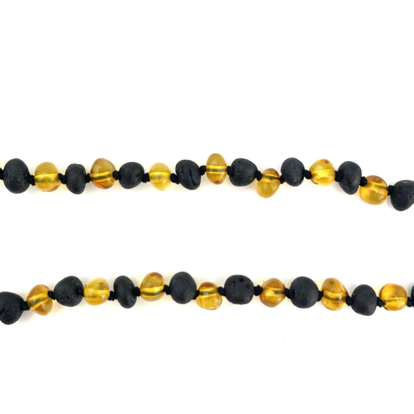 Polished and Raw Mix Kids Baroque Beads Lemon and Cherry Necklace