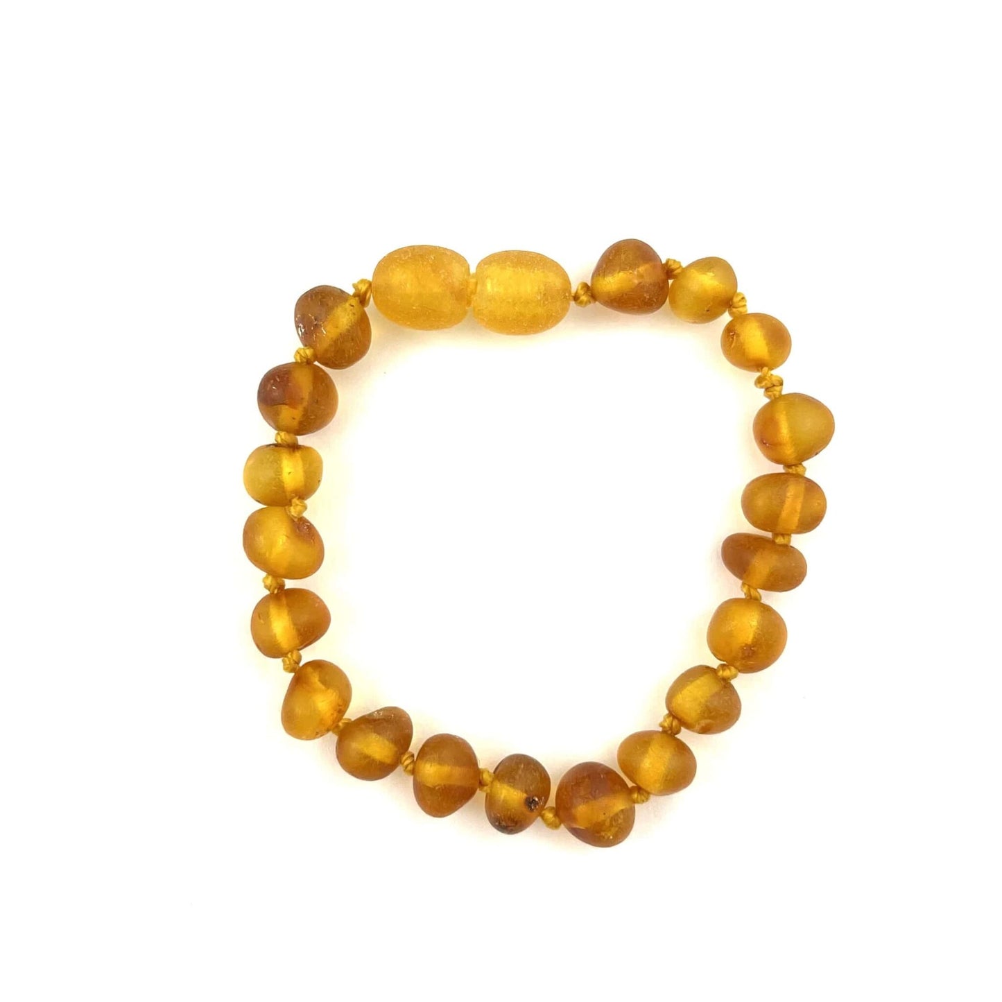 Raw Kids Baroque Beads Honey Color Bracelet