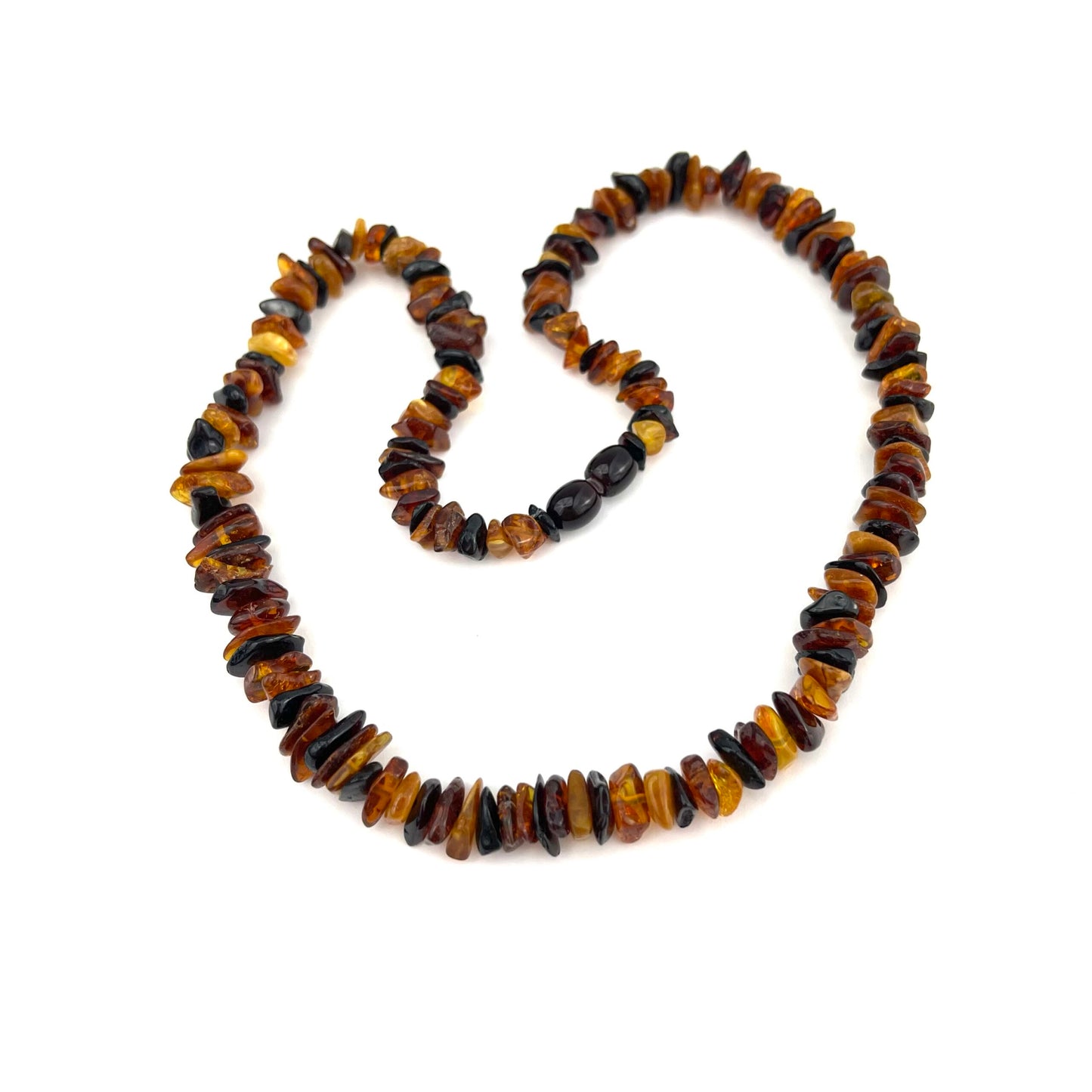Polished Chips Beads Multicolor Necklace
