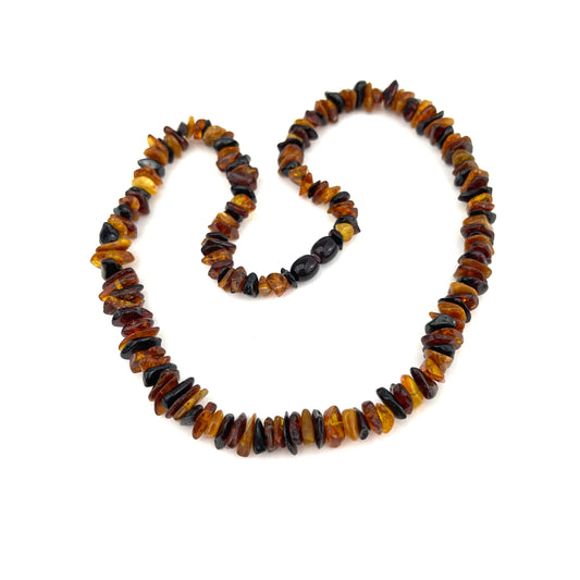 Polished Chips Beads Multicolor Necklace