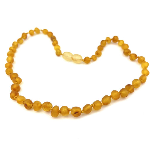 Raw Teenage Baroque Beads Honey Color Necklace