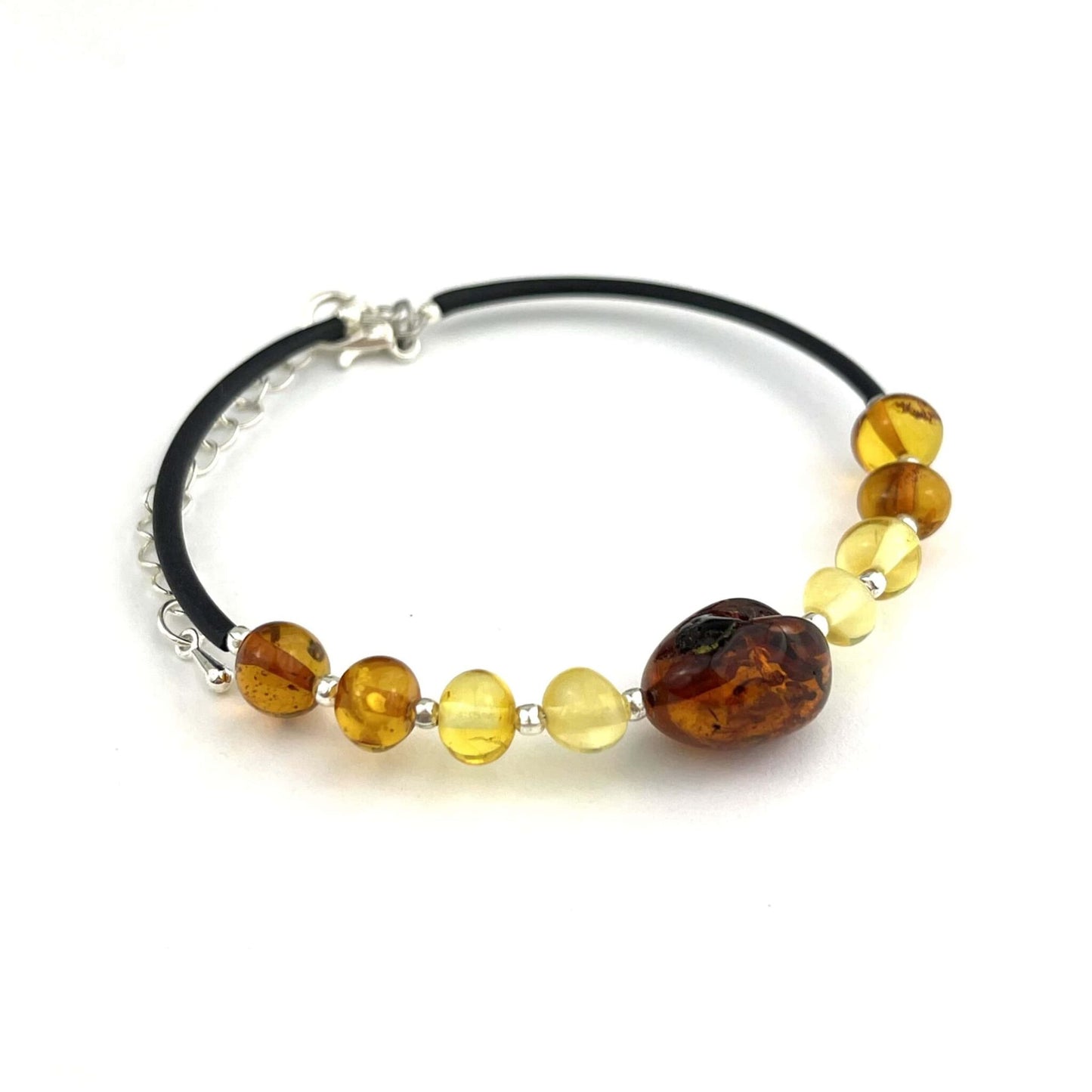 Polished Baroque Beads Light Multicolor Bracelet