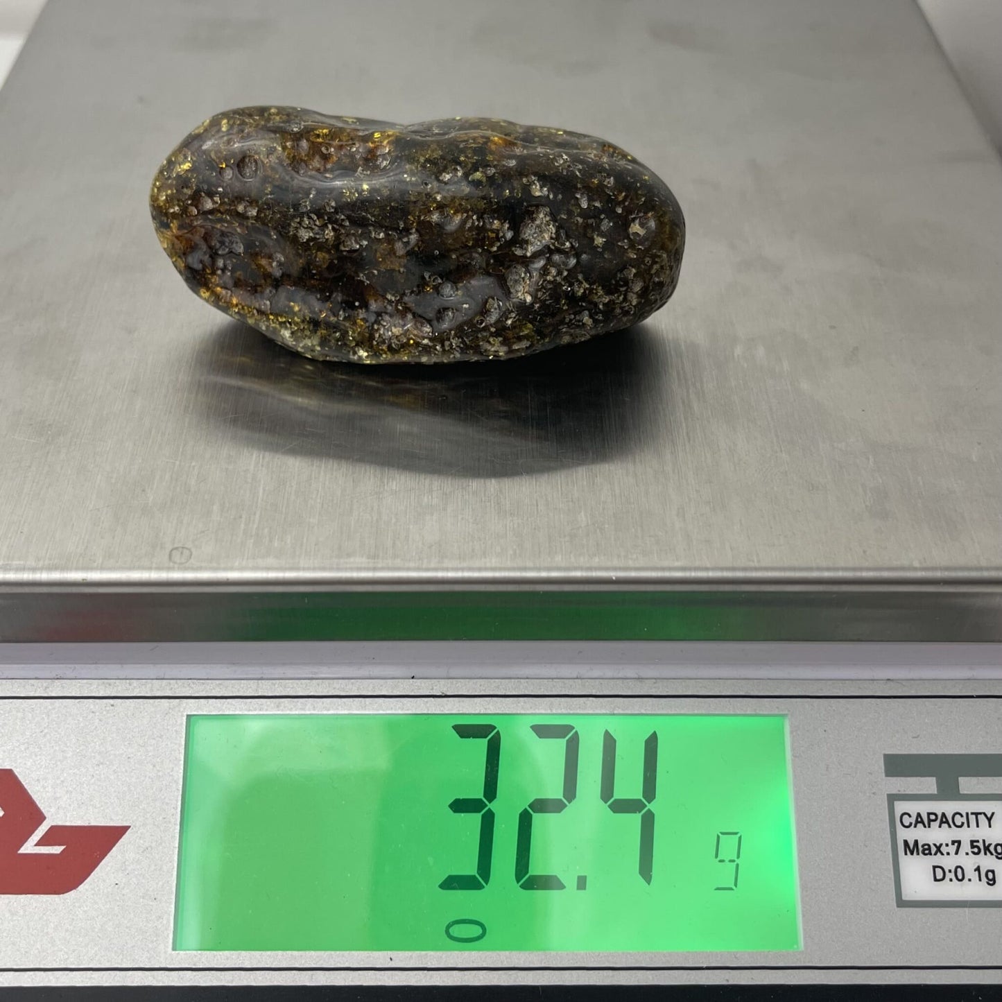 Polished Amber Stone, 32.4g