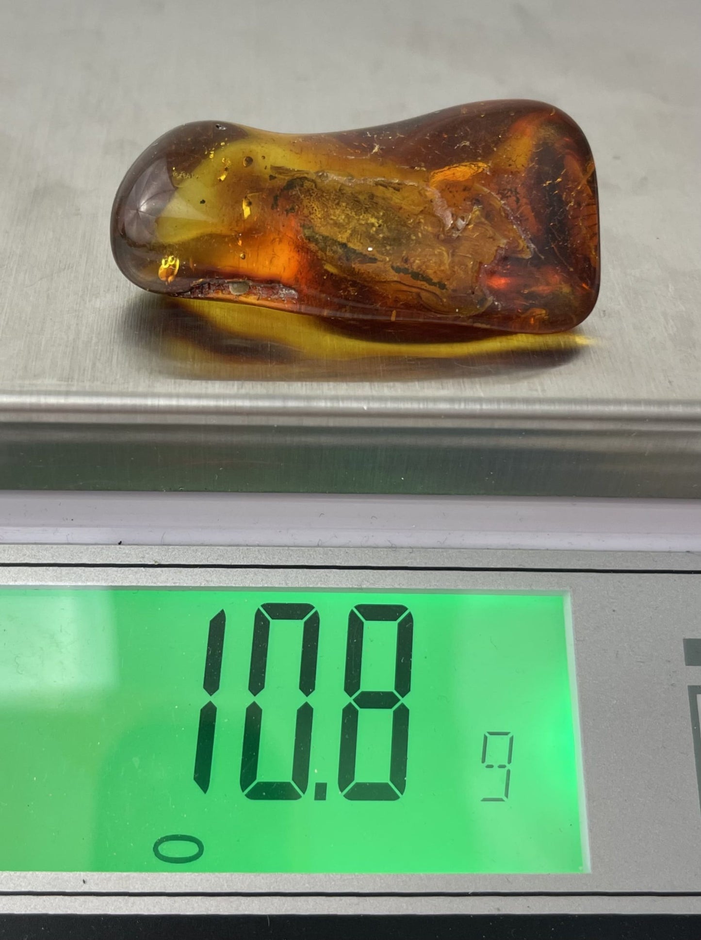 Polished Amber Stone, 10.8g