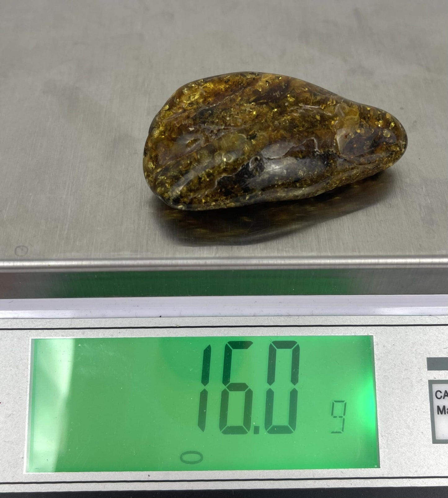 Polished Amber Stone, 16g