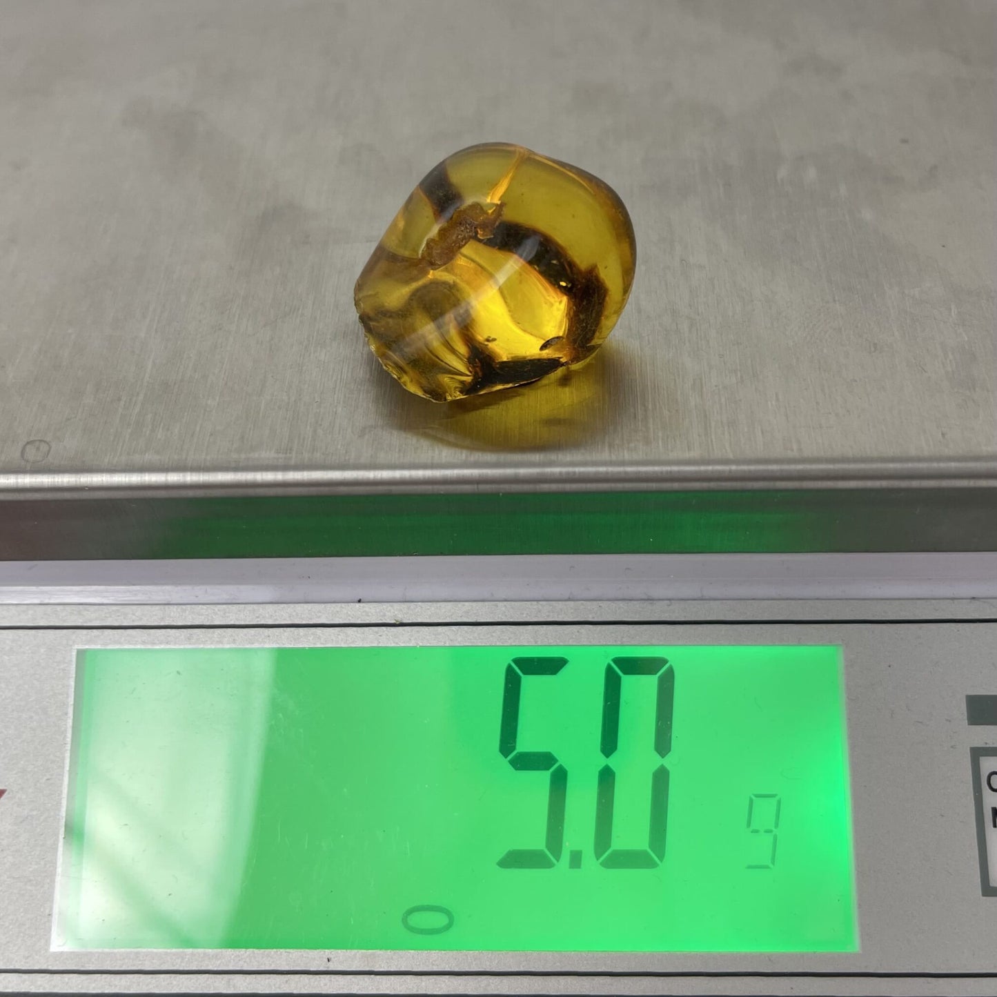Polished Amber Stone, 5g
