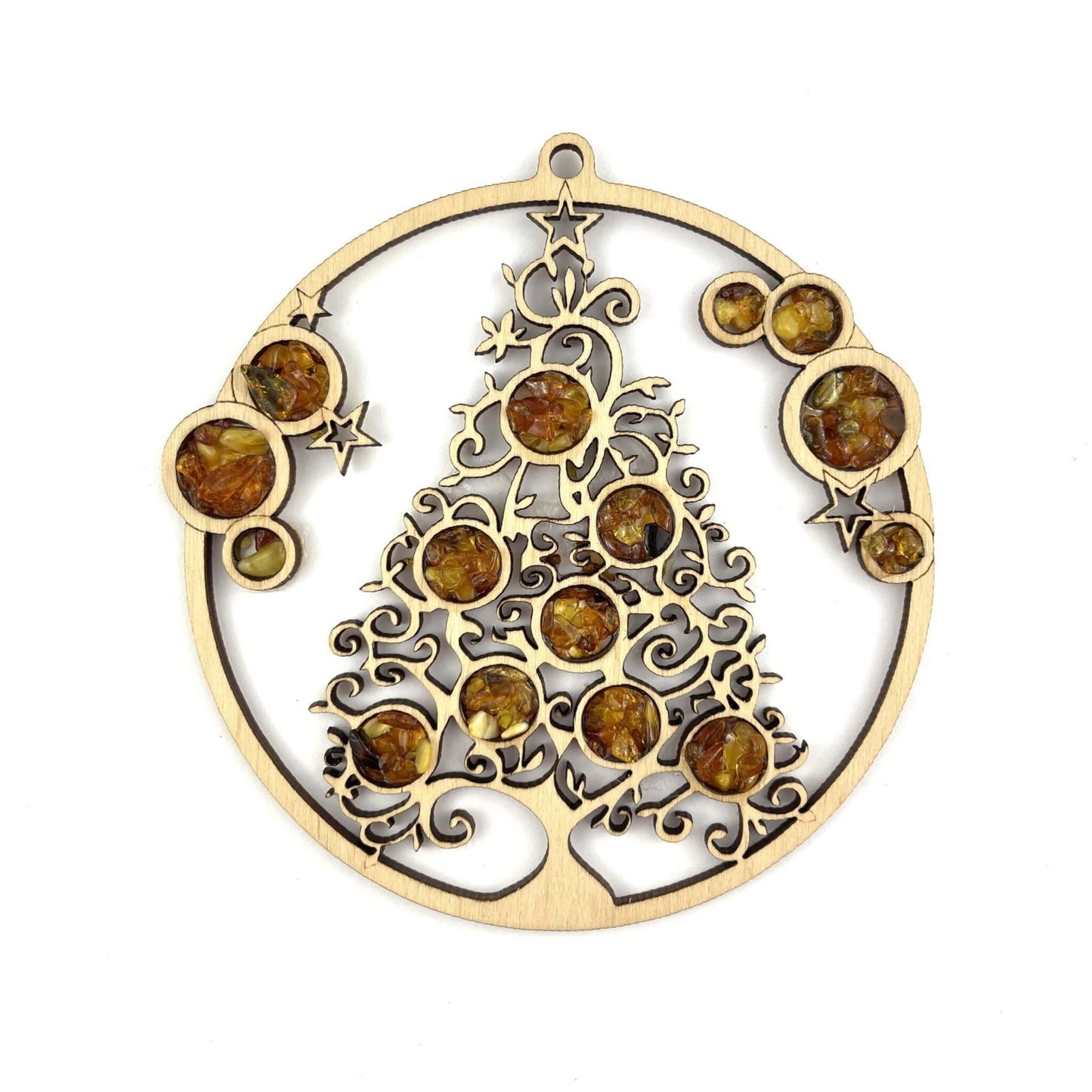 Magnetic Amber Vitrage Souvenir | Tree