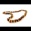 Raw adult chips beads mixed color necklace