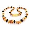 Polished baby chips beads mix color necklace