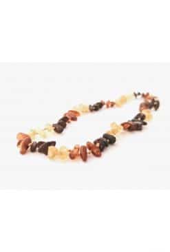 Raw baby chips beads mix 3+3 style necklace
