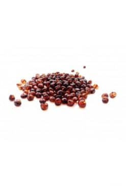 Loose polished rounded brown color beads 100g