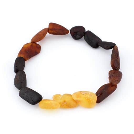 Raw Adult Oval Beads Mix 3+3 Color Bracelet